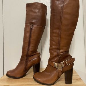 Aldo Tall Brown leather boot